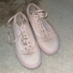 Blush pink vans